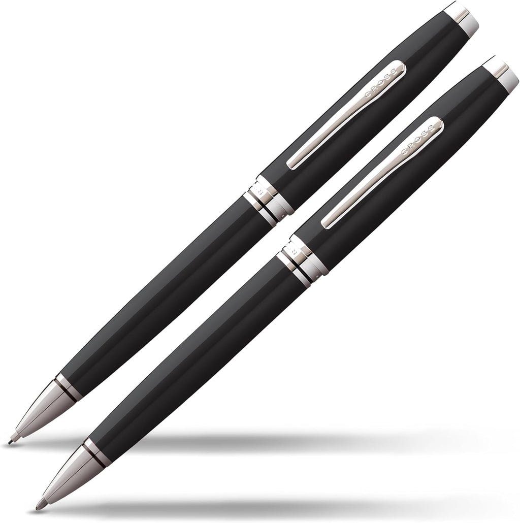 Cross Coventry Black Lacquer Pen and Pencil Gift Set