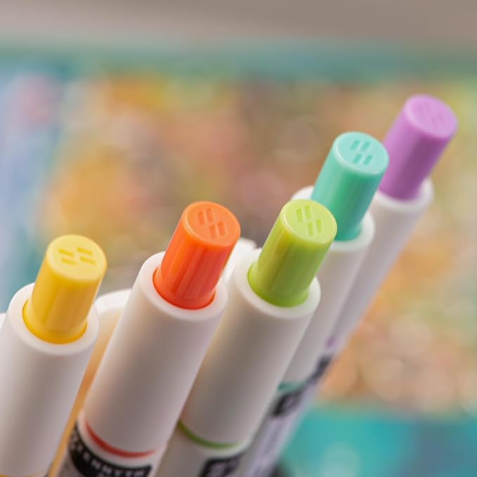 5PCS Zennyth Retractable Gel Pens Set, Quick Dry Black Ink Fine Point Roller Ball Gel Ink Pen for Smooth Writing (Pearl White)