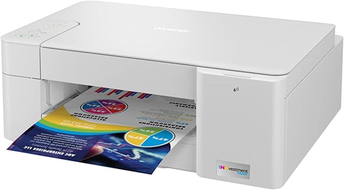 Brother MFC-J1205W INKvestment -Tank Wireless Multi-Function Color Inkjet Printer with Up to 1-Year in Box, Works with Alexa