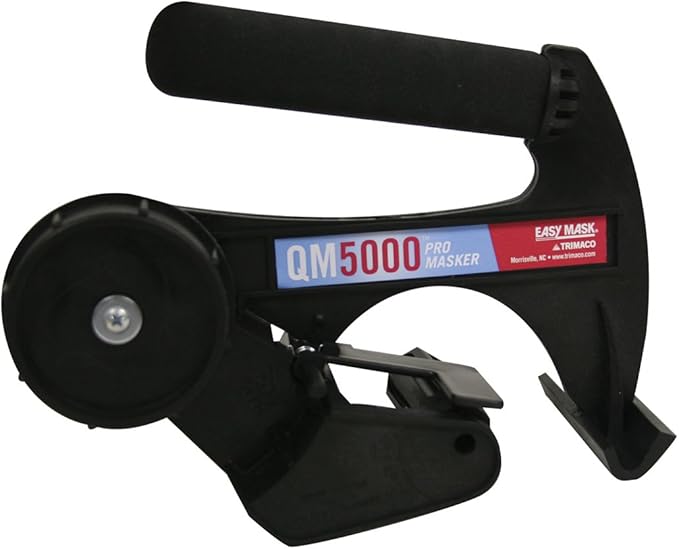 Trimaco Easy Mask 12-inch Masking Film and Paper Cutoff Blade & Easy Mask QM5000 Contractor Hand Masker & 180-feet Brown General Purpose Masking Paper