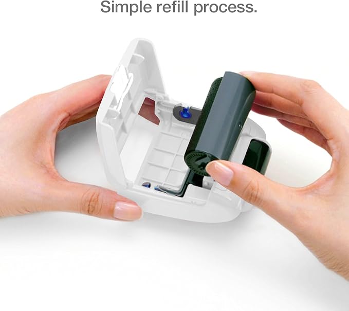 Plus Guard Your ID Wide Roller Stamp, White