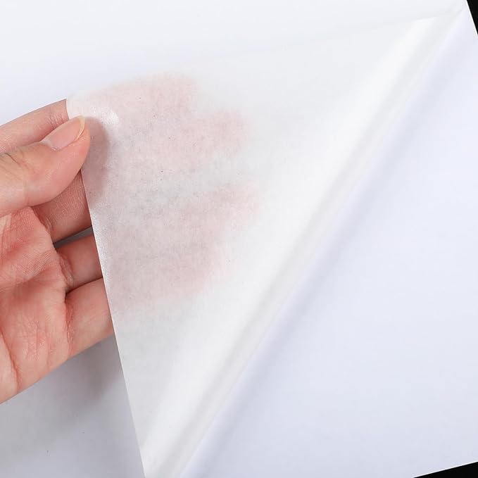 Washi Paper Sticker Paper White Printable Multipurpose Copy Paper Inkjet Printer Compatible Full Sheet Letter Size Labels