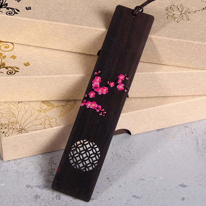 Wooden Bookmark Engraved Book Mark Vintage Style Best Unique Gifts Set for Book Lovers,Women,Men,Teacher,Birthday Present