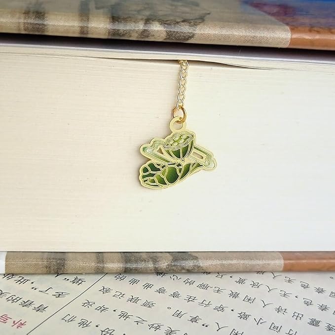 MOZART Koi Carp Gift Box Chinese Style Brass Bookmark Classical Mythological Characters Mountain and Sea Sutra Series Creative Cultural Copper Bookmark Metal Bookmarks