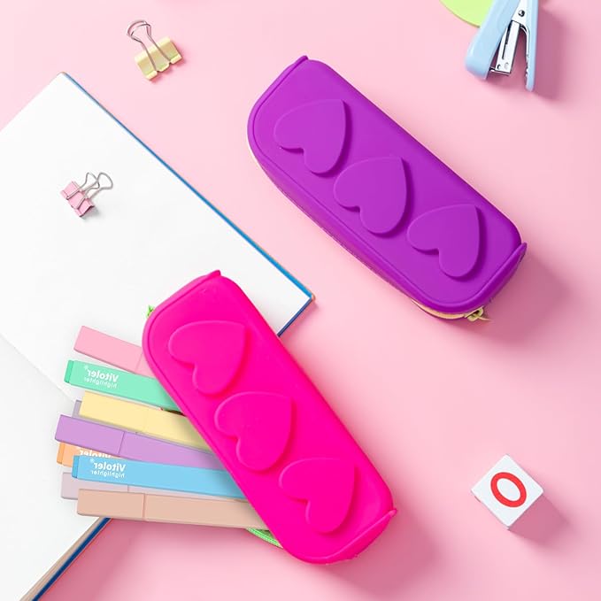 Vitoler 10Pcs Aesthetic Highlighters, Chisel Tip Marker Pens,Assorted Color Candy Highlighters,No Bleed Bible Highlighters,Cute Pastel Highlighters for Journaling Planner Notes School Supplies