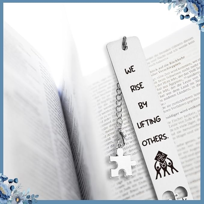 THRXOBN Inspirational Bookmarks Gifts for Employees,Coworker,Team Gifts for Employees, Coworker, Inspirational Office Gift for Co-Worker, Employee, Reading Gift for Employee,WB103
