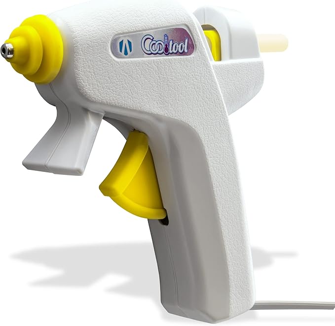AdTech Cool Tool Kit with Low-Temp Glue Gun, White - Kid-Friendly, Safe for Crafting & Projects, Lightweight & Portable for Group Events