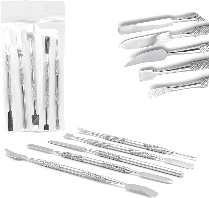 CYNAMED 5PC Spatula Wax & Clay Sculpting Tool Set