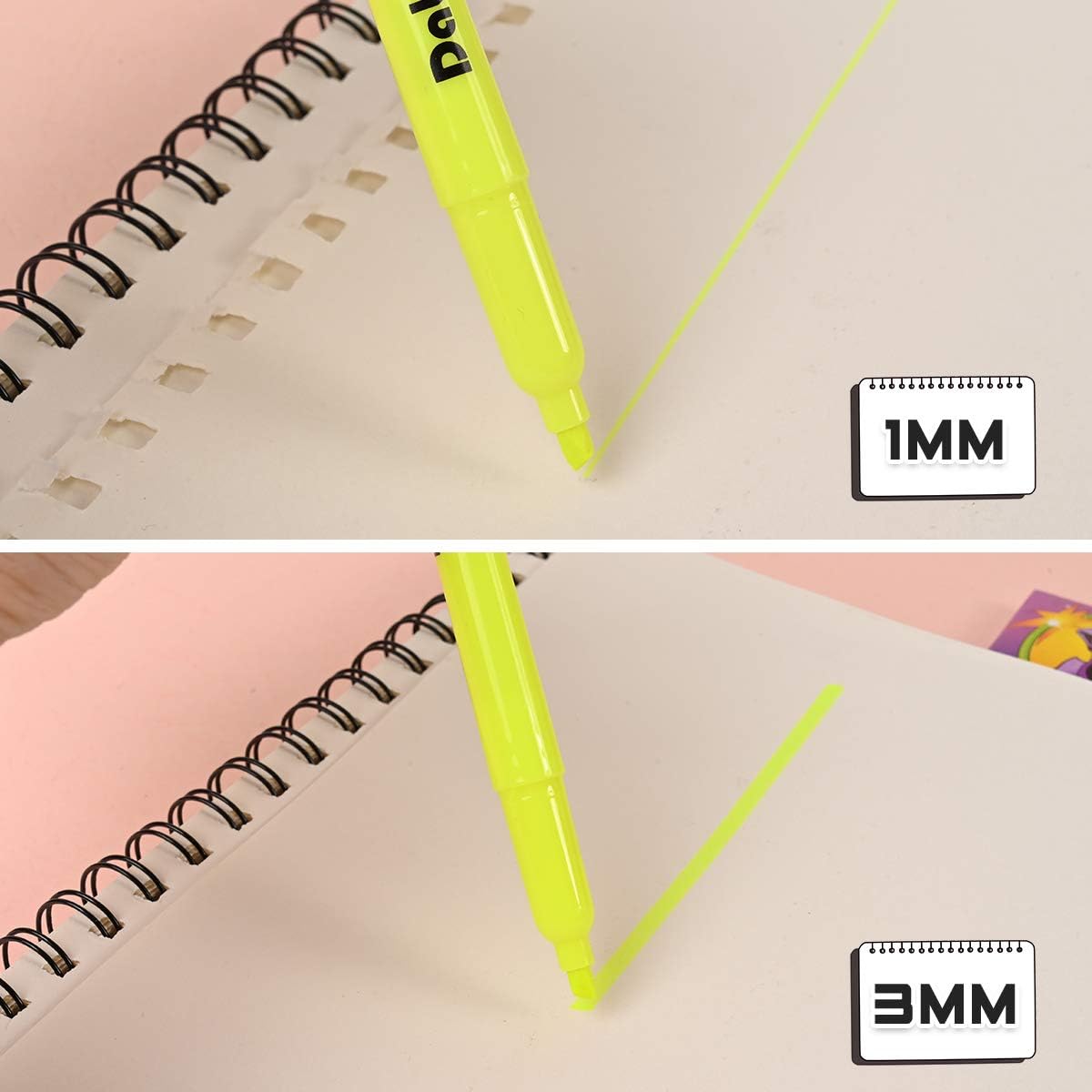 Dabo&Shobo Yellow highlighter, 60 Pack -bright color, chisel tip, for Adults Highlighting in the Home School Office …