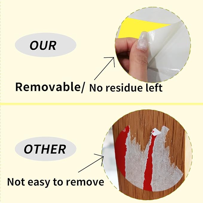 Colored Labels Stickers 2 X 3 Inch, Removable Rectangular Moving Labels, Large Color Coding Labels Moving Stickers- 250 Labels/Yellow