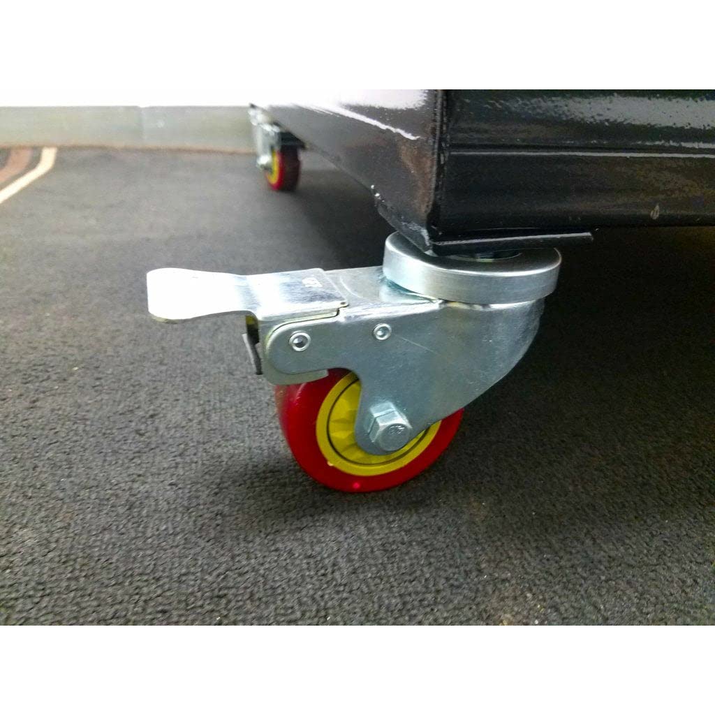 Liberty LS-B800 22" x 32" Platform 800 lbs x 0.05 Digital Bench Scale | Lockable Casters