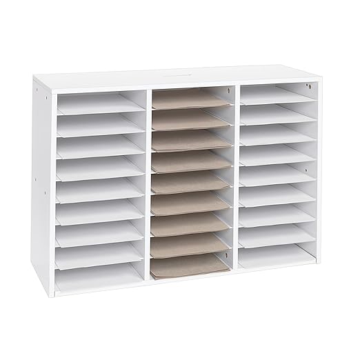 Really Good Stuff Mail Center - 1 Classroom Literature Organizer with 27 Slots – Keep Your Classroom, Office, or Home Office Organized, Durable, Easy Assembly