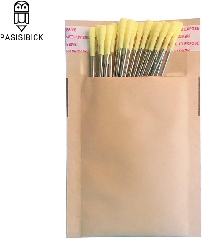 PASISIBICK 3.2 in Black Ink Ballpoint Pen Refills for Metal Diamond Pen(Pack of 20)