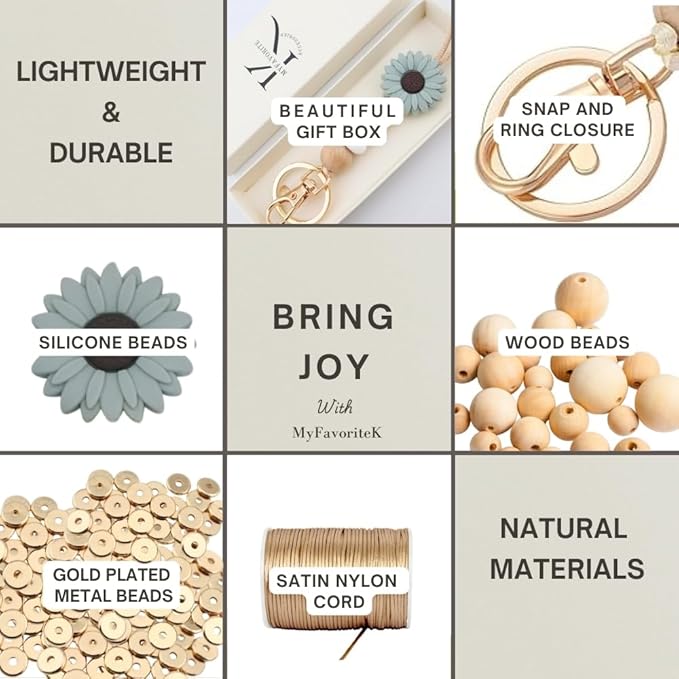 Flower Teacher Lanyards ID Badge and Key Chain, Cute Silicone Beads Lanyard for Women Nurse Work Student (Green)