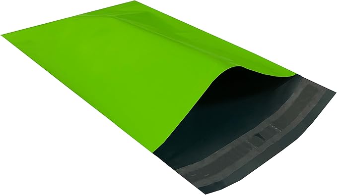 Colored Poly Mailers Pack of: (Green, 7.5" x 10.5" pack of 1000) Be creative with your packaging with Colored mailers