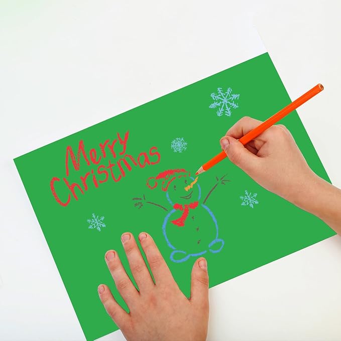 100 Sheets Green Colored Cardstock 8.5” x 11”Paper, 65lb Premium Green Card Stock Printer Paper for Christmas Decorations, Paper Crafting,Invitations,Card Making