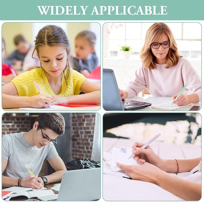 AUAUY Writing Instrument, 5PCS Retractable Gel Pens, Medium Point Quick Dry Gel Ink Pen, Macaron Colored Ink for Writing, Journaling, Note Taking, School, Office, Home