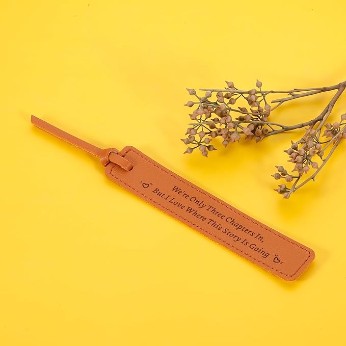 Leather Bookmark 3 Year Anniversary Wedding Gifts for Women Men for Him Her 3rd Anniversary Gifts for Husband Wife, 3rd Anniversary Gifts Christmas Valentines Birthday Gifts