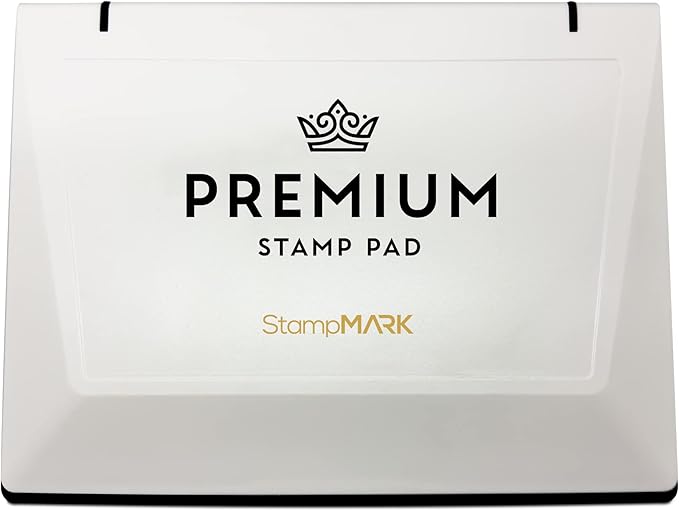 Premium Stamp Pad Extra Large Size 6" x 8" - for Traditional Rubber Stamps - Felt Pad Sky Blue Color