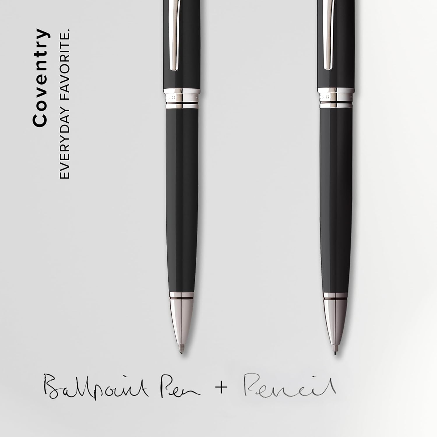 Cross Coventry Black Lacquer Pen and Pencil Gift Set