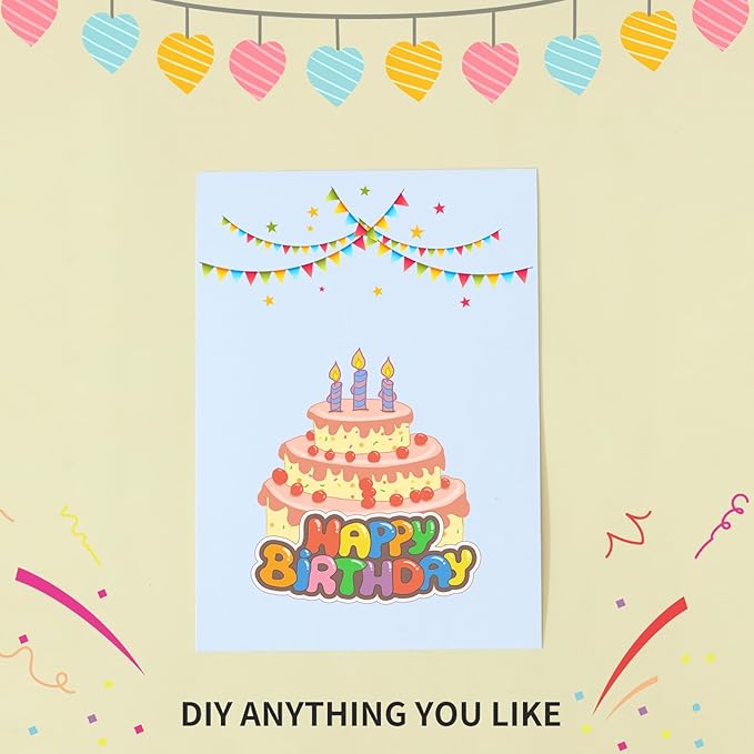 50 Pack 4x6 Cream White Cardstock Paper, Thick Index Card for Printer, 92lb/250GSM Heavyweight Blank Card, Postcards, Wedding Invitation, DIY Crafting, Greeting Card Making