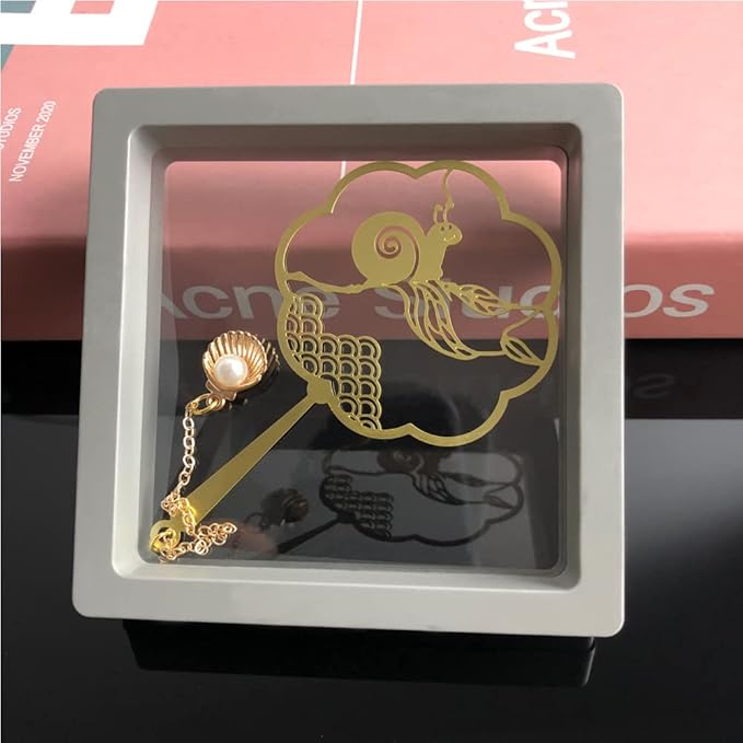 Bookmarks for Book Lovers Book Marks for Reading Women Birthday Graduation Christmas Gifts for Her Cute Metal Bookmark Book Markers Stocking Stuffers for Teens (Snails)