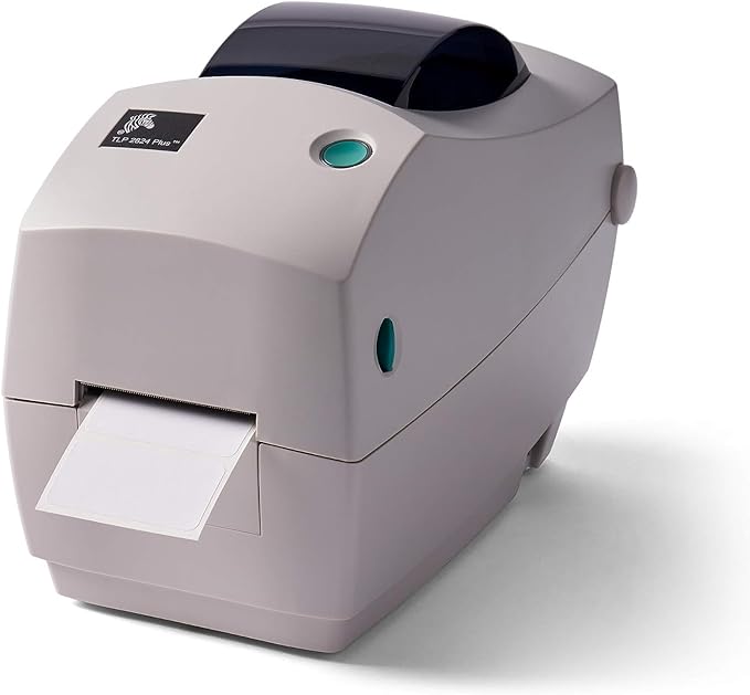 Zebra TLP 2824 Plus Thermal Transfer Desktop Monochrome Printer | 2 in Width | Serial & USB Port Connectivity 282P-101110-00 | Include Jetset Software