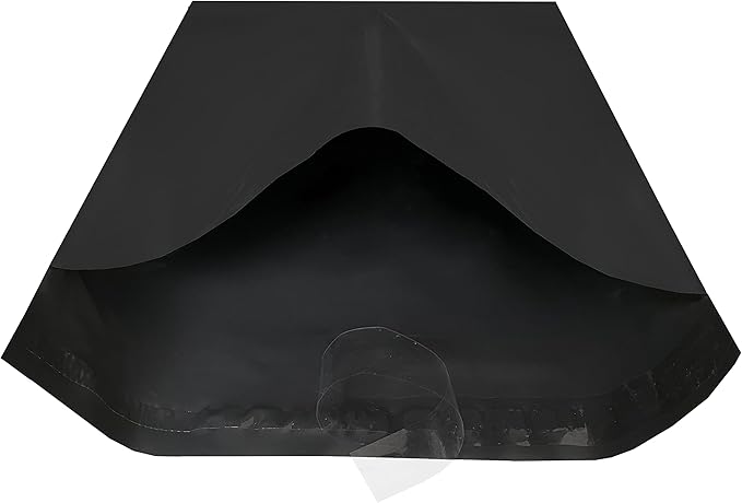 Colored Poly Mailers Pack of: Be creative with your packaging with Colored mailers (Black, 9" x 12" pack of 500)