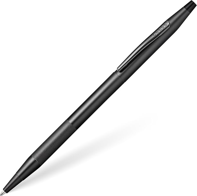 Cross Classic Century Refillable Ballpoint Pen, Medium Ballpen, Includes Premium Gift Box - Black Micro-Knurl