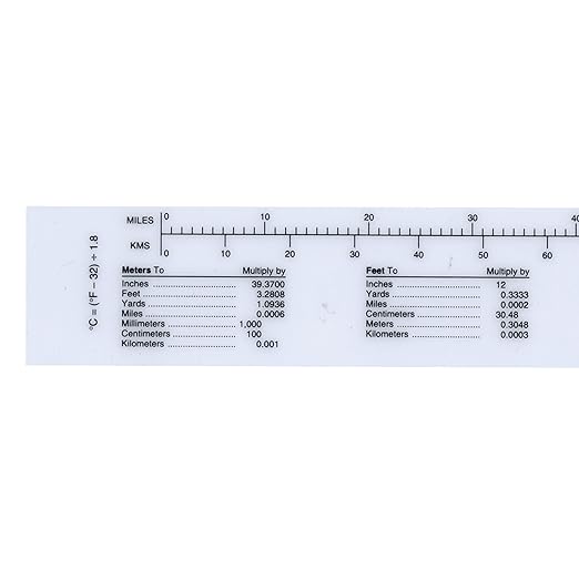 Westcott Metric/Inch Ruler, 30cm, 12", Opaque (M-109)
