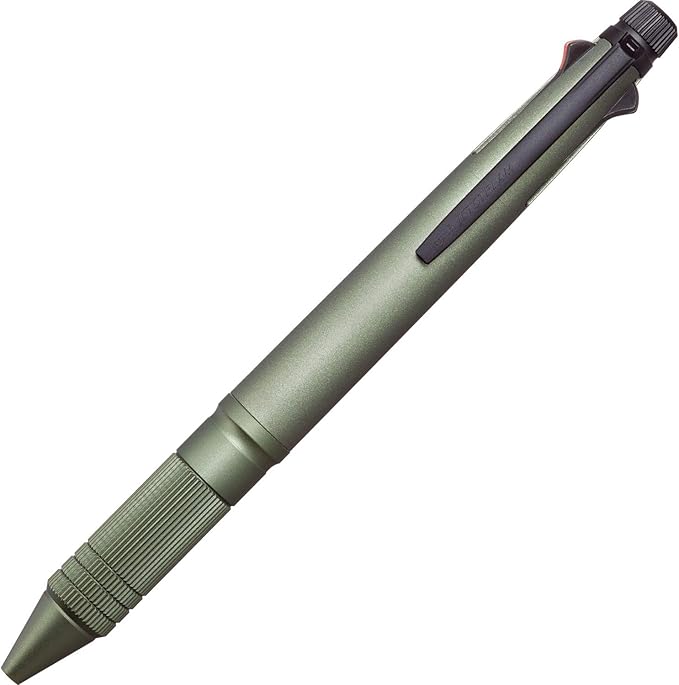 uni Jetstream 4&1 Metal Edition, 0.5mm Ballpoint Pen (Black, Red, Blue, Green) and 0.5mm Mechanical Pencil, Dark Green (MSXE52000A05.7) (MSXE5200A5.7)