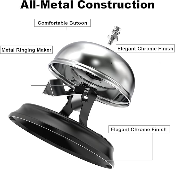 Call Bell, Service Bell Dinner Desk Bell for The Porter Kitchen Restaurant Bar Hotel Schools