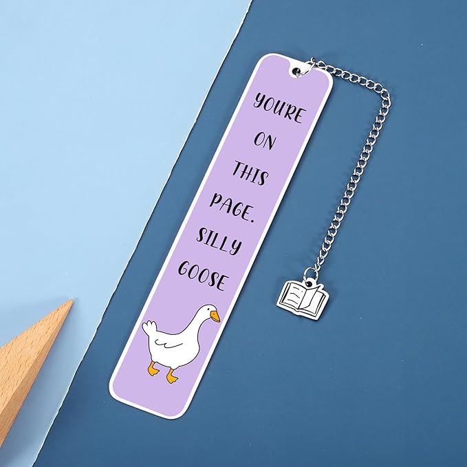 Cute Bookmarks for Book Lovers Bookish Funny Gifts for Women Metal Bookmark for Bookworm Bookmate Book Reading Accessories for Book Club Back to School Retirement Birthday Christmas Gifts