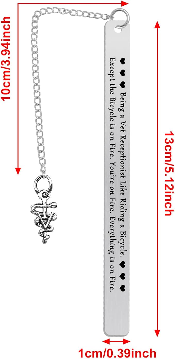 Veterinarian Appreciation Bookmark Vet Receptionist Gift Vet Tech Gift Animal Rescue Vet Nurse Gifts Graduation Bookmark Gift Veterinary Assistant Veterinary Student Veterinary Week Bookmark Gift