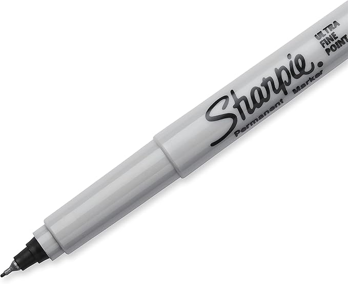 Sharpie 37665PP Permanent Markers, Ultra Fine, 5 Pack