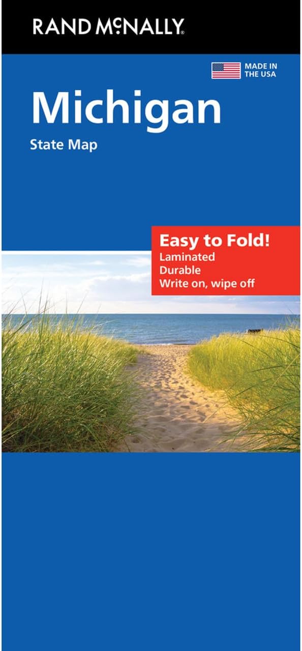 Rand McNally Easy to Fold: Michigan Laminated Map