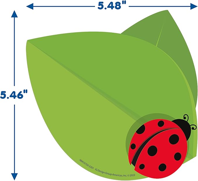 Eureka Ladybug Paper Cut-Out Classroom Decorations for Teachers, 36 Pieces