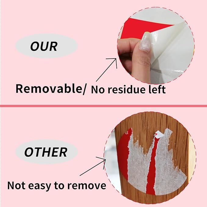 Colored Labels Stickers 2 X 3 Inch, Removable Rectangular Moving Labels, Large Color Coding Labels Moving Stickers- 250 Labels/Red