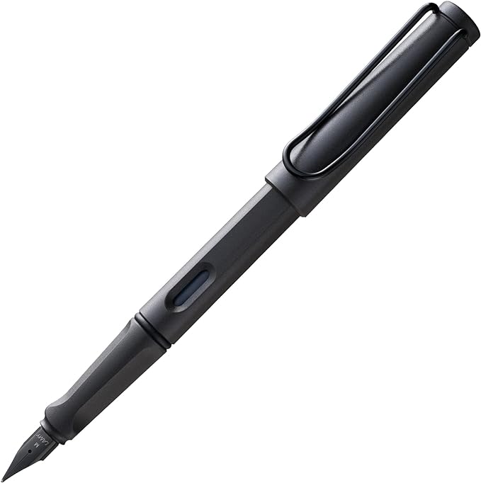 LAMY safari umbra - Fountain Pen with ergonomic grip & polished steel nib in size EF - ideal for any Writing & Calligraphy - including LAMY T 10 blue cartridge - Right-Handed