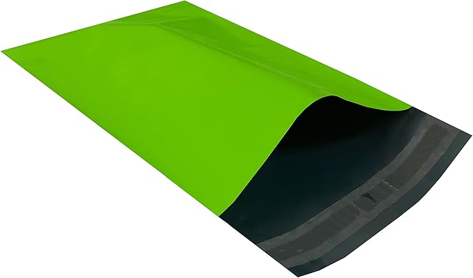 Colored Poly Mailers Pack of: (Green, 6" x 9" pack of 500) Be creative with your packaging with Colored mailers