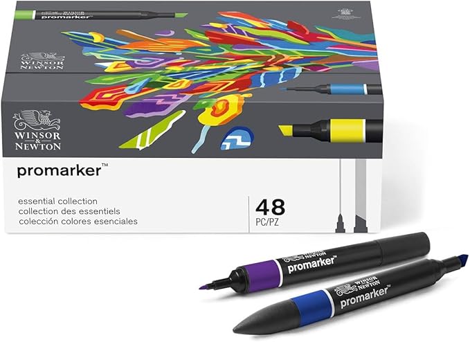 Winsor & Newton Promarker, Set of 48, Essential Collection