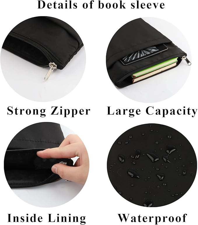 PLITI Eat Sleep Anime Repeat Cute Kawaii Manga Gift Anime Book Sleeve Anime Lover Gift Japanese Anime Fans Gift (Sleep Anime Repeat BSBL)