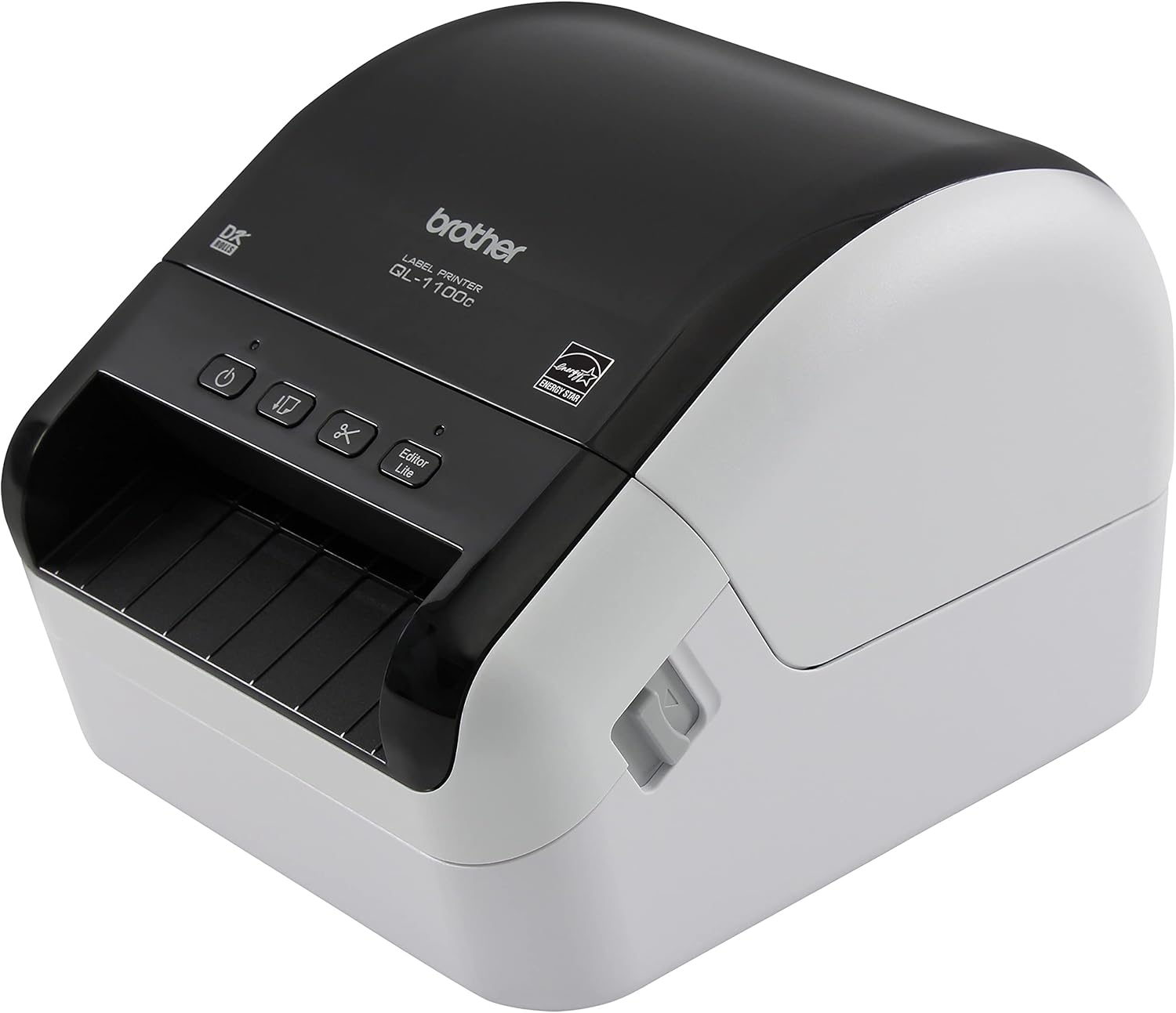 Brother QL-1100c Wide Format Label Printer, Shipping & Postage Labels 4” x 6”, Barcode & QR Code, High Speed, Direct Thermal Printing, Compact, uses DK Drop-in Label Rolls, USB Connectivity