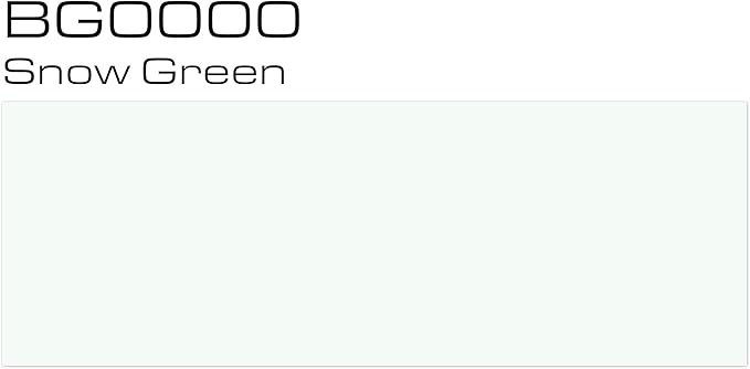 Copic Sketch Markers, Snow Green