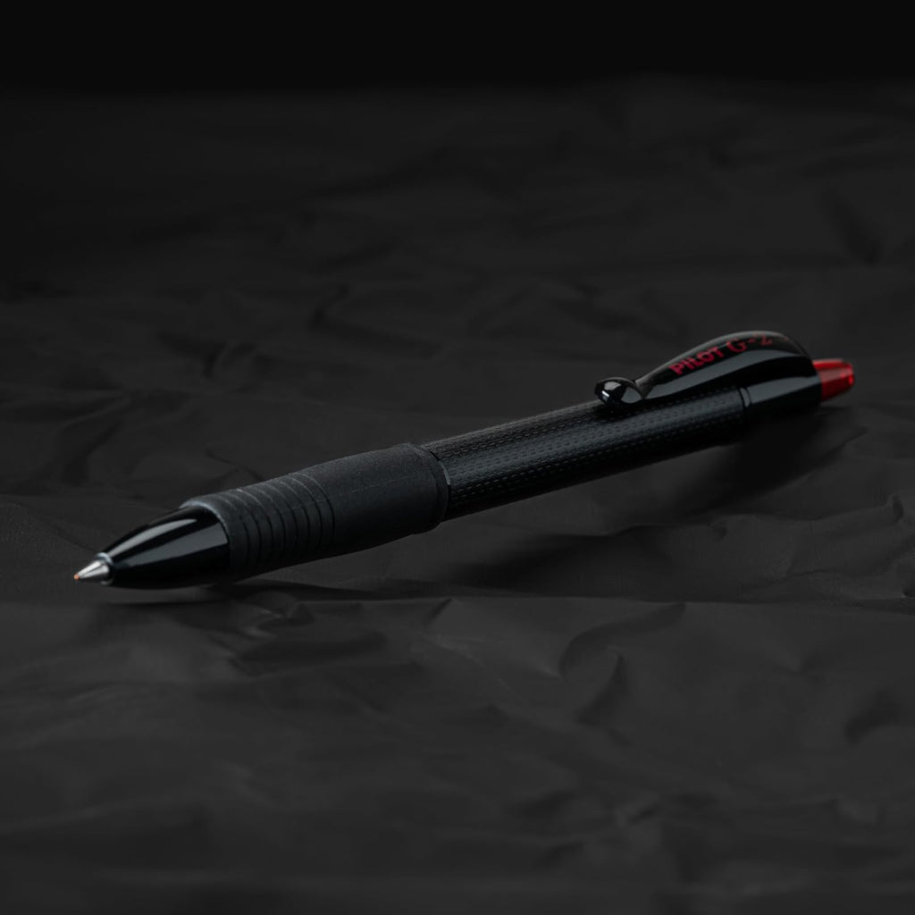 PILOT, G2 Edge Black, Blue and Red, Premium Gel Roller Pens, Sensory Writing Experience, 8ct box, Fine Point 0.7 mm