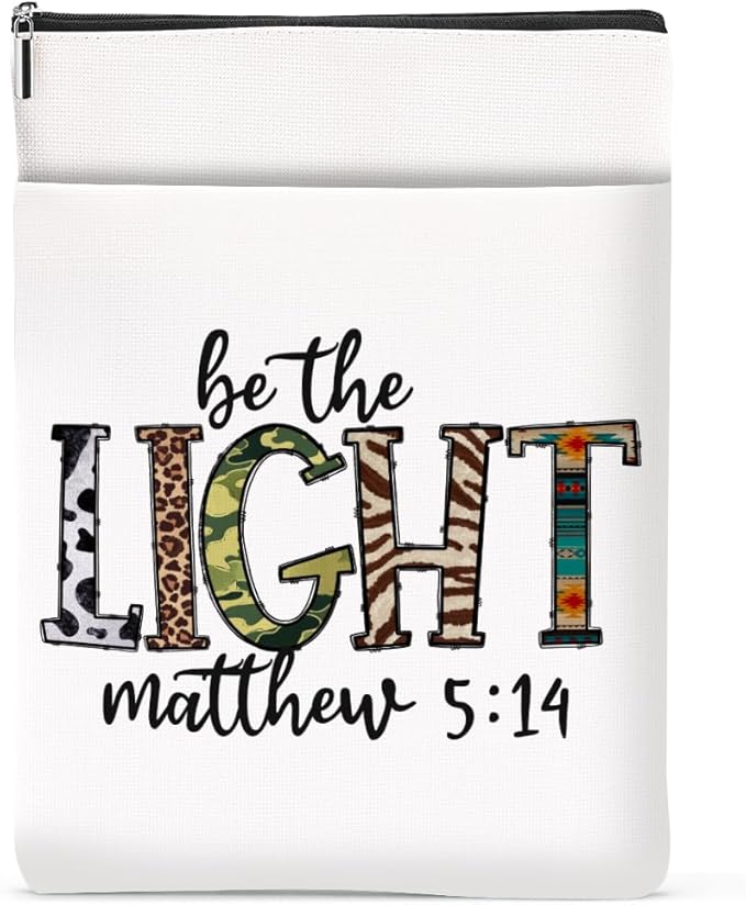 Inspirational Western Bible Verse Christian Gifts Book Sleeve Book Cover Religious Cowgirl Accessories for Women Sister BFF Friendship Christmas Birthday Book Lovers Gifts Book Protector with Zipper