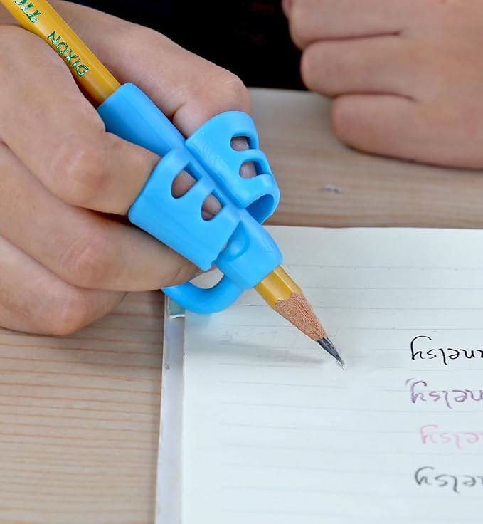 JuneLsy Pencil Grips Pencil Grips for Kids Handwriting Posture Correction Training Writing AIDS for Kids toddler Preschoolers Students Children Special Needs (3pack01)