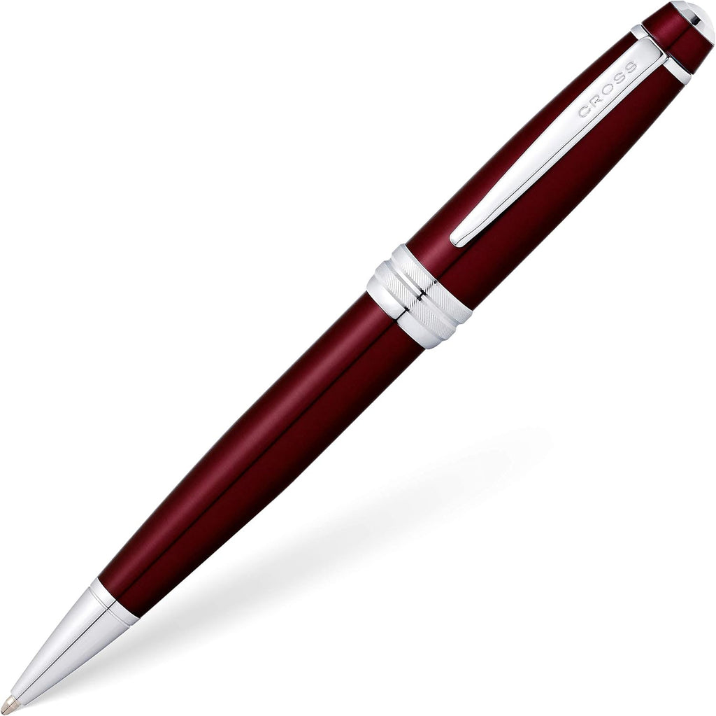 Cross Bailey Refillable Ballpoint Pen Presented in a Premium Gift Box - Medium Point, Black Ink, Red
