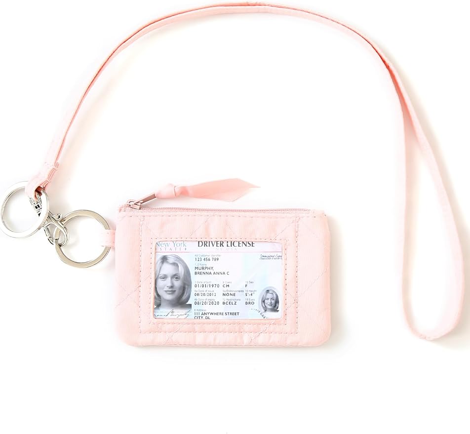 WONDERFUL FLOWER Lanyard Wallet, ID Holder, ID Wallet with Lanyard, Keychain Wallet for Women, Card Holder Wallet