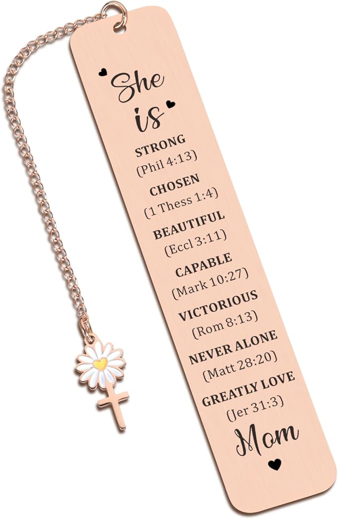 Gifts for Mom from Daughter Son Christmas Bible Bookmark for Women Valentines Mothers Day Birthday Gifts for Mother Mommy Mom to Be Bonus Mom Grandma from Teens Kids Book Lovers Sentimental Gift Idea
